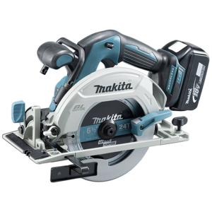 Makita DHS680RTJ handcirkelzaag 16,5 cm Zwart, Grijs, Turkoois 5000 RPM