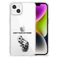 iPhone 14 Anti Shock Case Gun Don't Touch My Phone - thumbnail