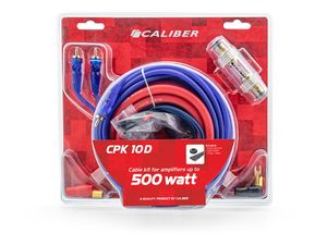 Audio Kabelset voor Auto Versterker - Kabel voor 500 Watt Subwoofer - Set van 4 Kabels - 5 Meter (CPK10D)