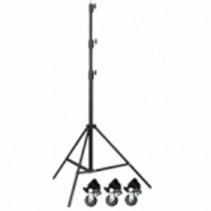 Walimex Pro 13399 Lampstatief Werkhoogte 280 cm (max) Incl. tas