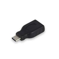 Ewent EW9642 tussenstuk voor kabels USB Type-C USB Type-A Zwart