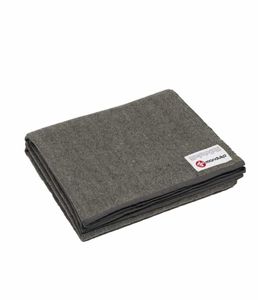 Manduka Recycled Wollen deken - Sediment