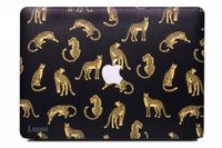 Lunso MacBook Air 13 inch (2018-2019) cover hoes - case - Leopard Black - thumbnail