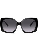 Dolce & Gabbana Eyewear lunettes de soleil Family à monture oversize - Noir