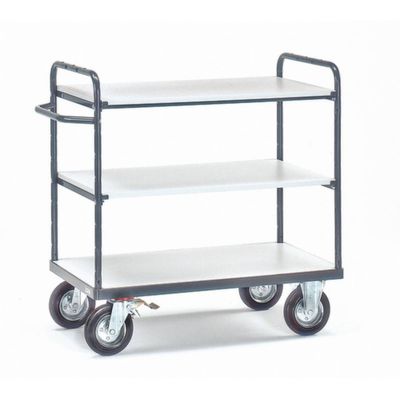 Fetra Hauptartikel 9100 Etagewagen ESD Staal Laadvermogen (max.): 250 kg Leigrijs (RAL 7015)
