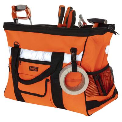 Toolpack Gereedschapstas hoge zichtbaarheid Prominent oranje en zwart