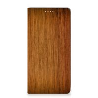 Samsung Galaxy S23 Book Wallet Case Donker Hout - thumbnail