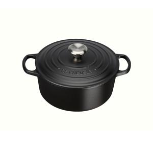 LE CREUSET - Signature - Braadpan rond 24cm 4,20l Mat Zwart