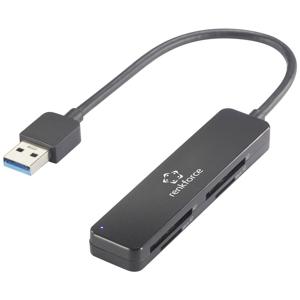 Renkforce RF-PCR-220 Externe geheugenkaartlezer USB 3.2 Gen 1 (USB 3.0) Zwart