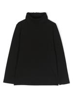 Paolo Pecora Kids T-shirt met geborduurd logo - Zwart