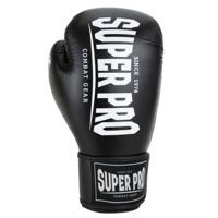 Super Pro Combat Gear Champ Bokshandschoenen Zwart/wit Mt 12oz