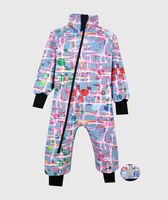 Waterproof Softshell Overall Comfy Multicolor Configuration Bodysuit - thumbnail