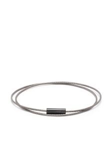 Le Gramme bracelet 11g à design de câbles - Argent