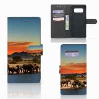 Samsung Galaxy Note 8 Telefoonhoesje met Pasjes Olifanten