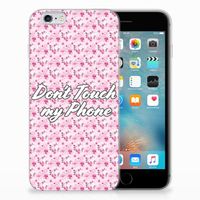 Apple iPhone 6 | 6s Silicone-hoesje Flowers Pink DTMP