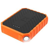 Rugged Power Bank - 10.000 mAh - Zwart/Oranje - thumbnail