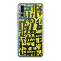 Majorelle Blue Print: Huawei P20 Pro Transparant Hoesje