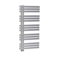 Designradiator Sapho Silvana Recht 50x123.6 cm 561W Zilver Sapho