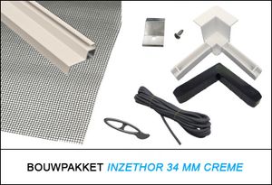 Bouwpakket Creme 34 mm Inzethor