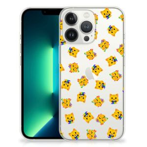 TPU bumper voor iPhone 13 Pro Max Katten Emojis