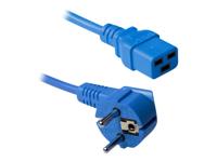 ACT AK5174 electriciteitssnoer Blauw 3 m CEE7/7 C19 stekker