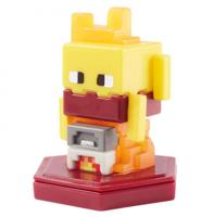 Mattel speelfiguur Minecraft Earth Boost junior 5 cm geel/rood