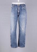 Vintage Straight Wrangler Blue size 34 / 30 for Unisex - thumbnail