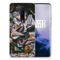 OnePlus 7 Pro Siliconen Hoesje met foto Badges