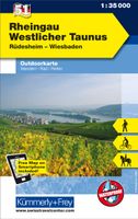 Wandelkaart 51 Outdoorkarte Rheingau Westlicher Taunus | Kümmerly & Fr - thumbnail