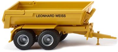 WIKING miniatuurkipper Krampe Halfpipe 1:87 geel