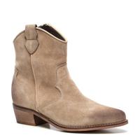 Scapino TwoDay suède cowboylaarzen beige