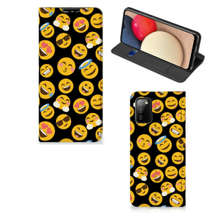 Samsung Galaxy M02s | A02s Hoesje met Magneet Emoji