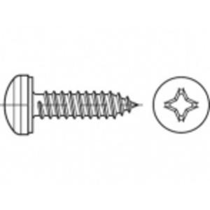 TOOLCRAFT TO-5444748 Plaatschroeven 38 mm Kruiskop Phillips 88981 Staal Galvanisch verzinkt 500 stuk(s)