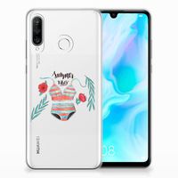 Huawei P30 Lite Telefoonhoesje met Naam Boho Summer - thumbnail