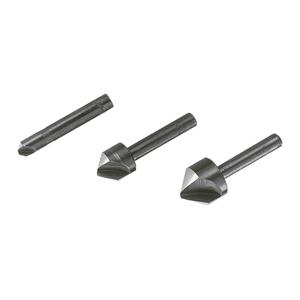 Wolfcraft 2504000 Kegelverzinkboorset 3-delig 6 mm, 12 mm, 16 mm Gereedschapsstaal Cilinderschacht 1 set(s)