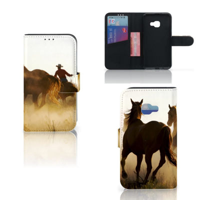 Samsung Galaxy Xcover 4 | Xcover 4s Telefoonhoesje met Pasjes Design Cowboy Samsung Galaxy Xcover 4 | Xcover 4s Telefoonhoesje met Pasjes Design Cowboy