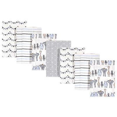 Hudson Baby Baby Flannel Burp Cloths 7pk, Royal Safari, One Size