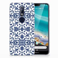 Nokia 7.1 TPU Case Flower Blue