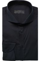 John Miller Slim Fit Overhemd marine, Effen - thumbnail