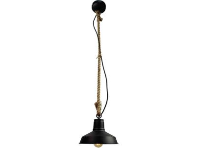 Brilliant Hank 93405/86 Hanglamp LED E27 60 W Zwart (korund)