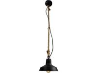 Brilliant Hank 93405/86 Hanglamp LED E27 60 W Zwart (korund)