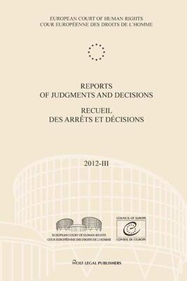 Reports of judgments and decisions / recueil des arrets et decicions - Paperback (9789462400481) Reports of judgments and decisions / recueil des arrets et decicions - Paperback (9789462400481)