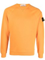 Stone Island sweat à patch logo - Orange - thumbnail