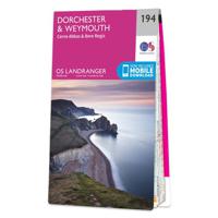 Wandelkaart - Topografische kaart 194 Landranger Dorchester & Weymouth