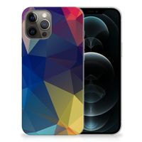 iPhone 12 Pro Max TPU Hoesje Polygon Dark - thumbnail