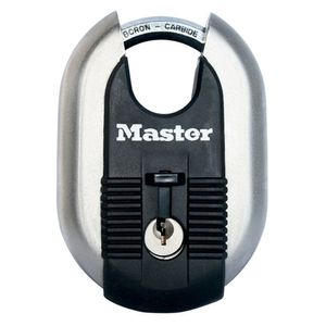 Masterlock 60mm stainless steel body Titanium reinforced - octagonal boron-carbid - M187EURD