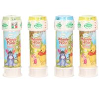 10x Winnie de Poeh bellenblaas flesjes met bal spelletje in dop 60 ml voor kinderen