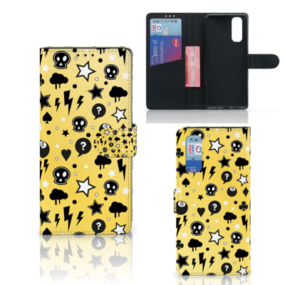 Telefoonhoesje met Naam OPPO Find X2 Punk Geel