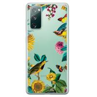 Samsung Galaxy S20 FE transparant hoesje - Sunflowers