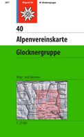 Wandelkaart 40 Alpenvereinskarte Glocknergruppe | Alpenverein - thumbnail